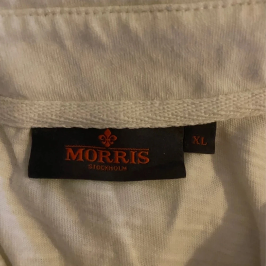 Vit pikétröja från Morris - 2