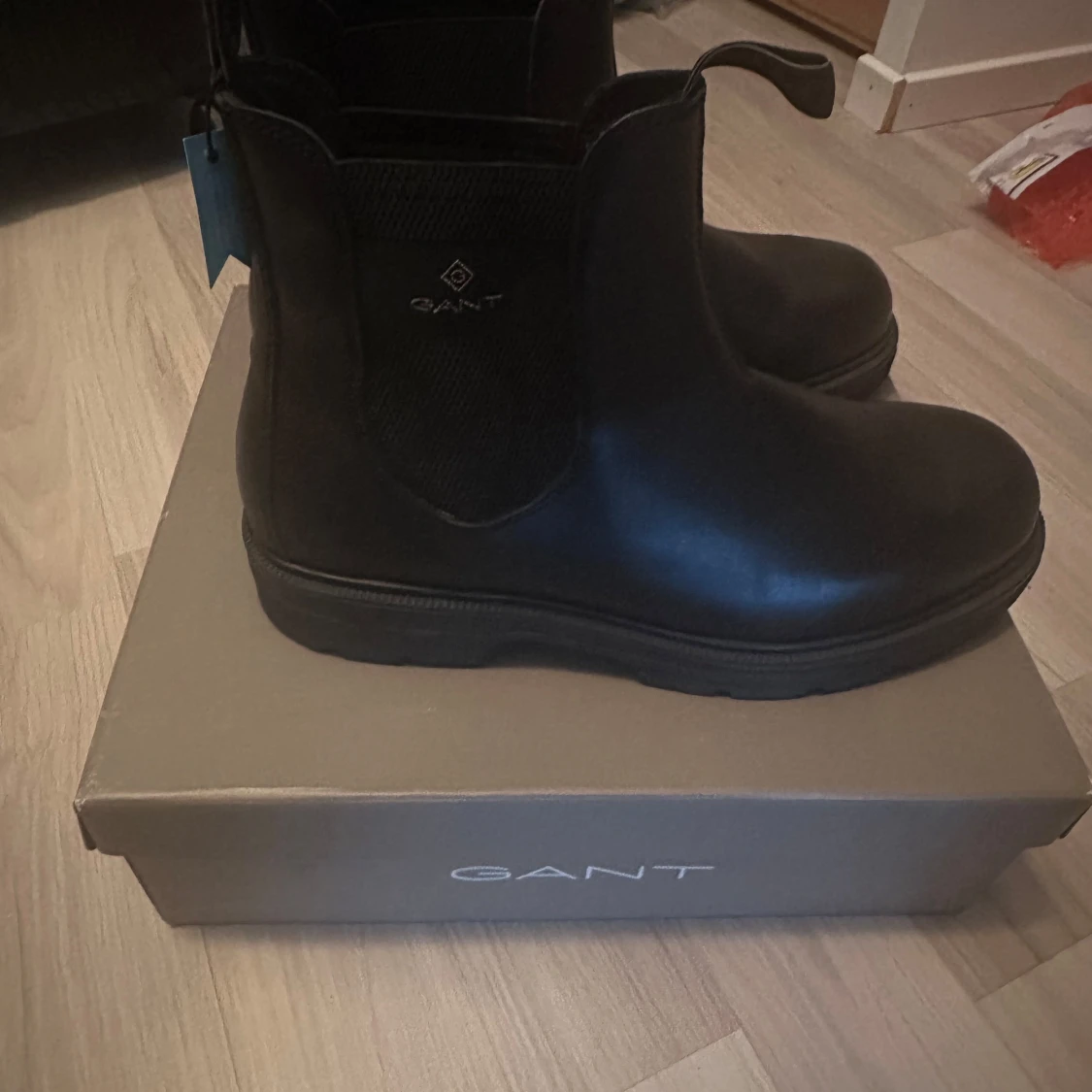 Svarta oanvända boots från Gant - 2