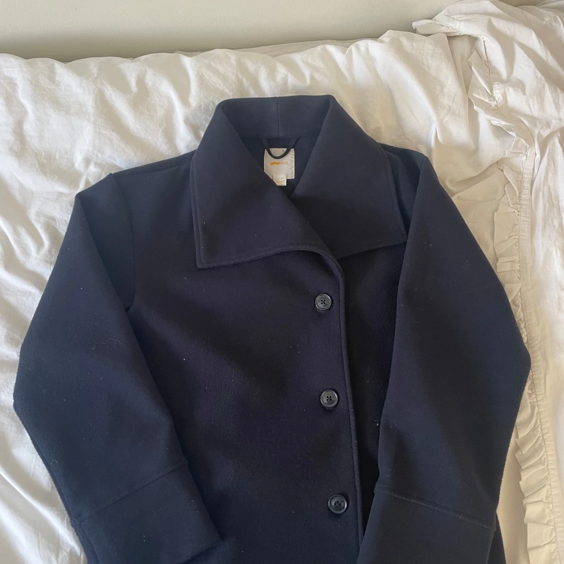 Mörkblå kappa från Gina Tricot - 2