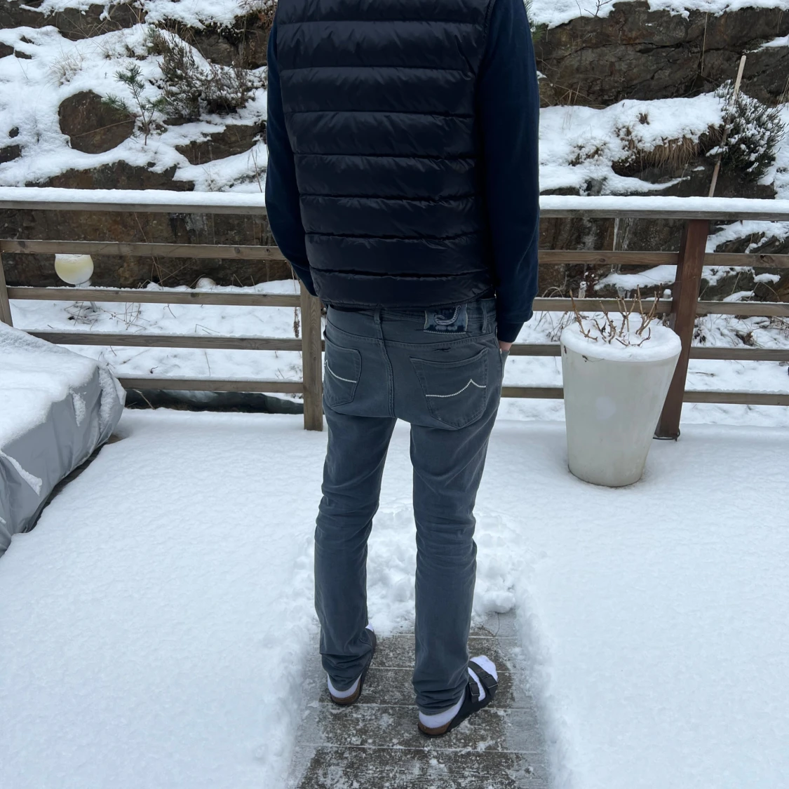 Blå Moncler gui väst - 1