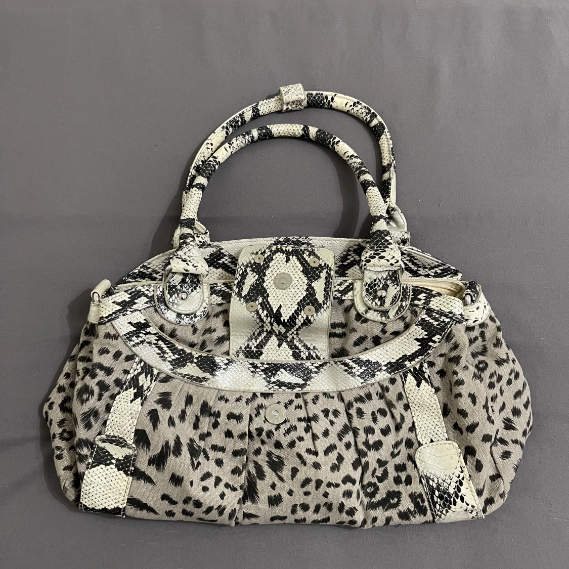 Vit Leopard väska - 1