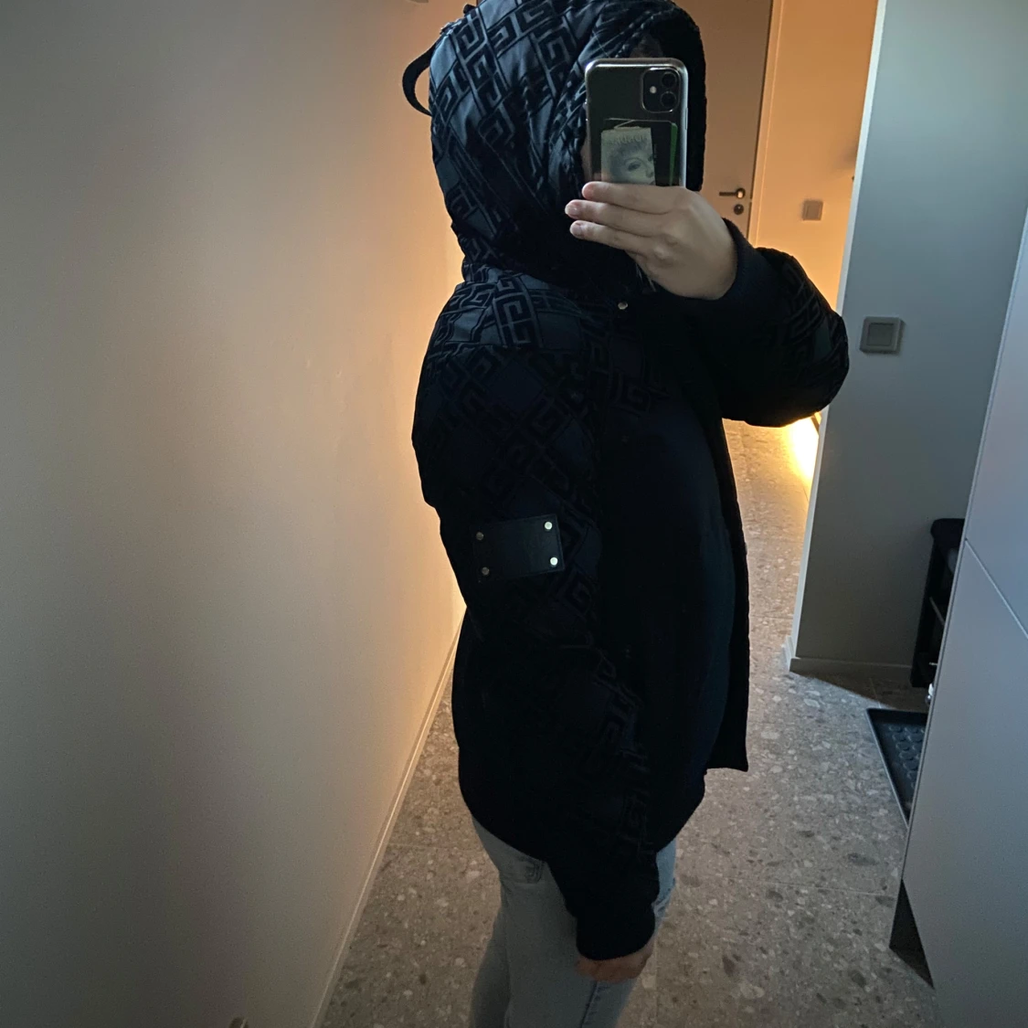 Svart pufferjacka från Glorious Gangsta - 90