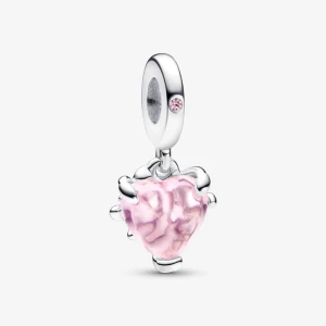 Pandora charm - Jättefin pandora charm format som ett hjärta. Köpt för 799kr