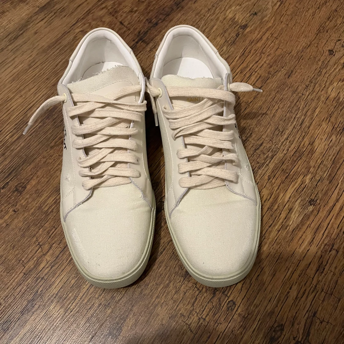 Yves, saint Laurent skor vita/beiga - 90