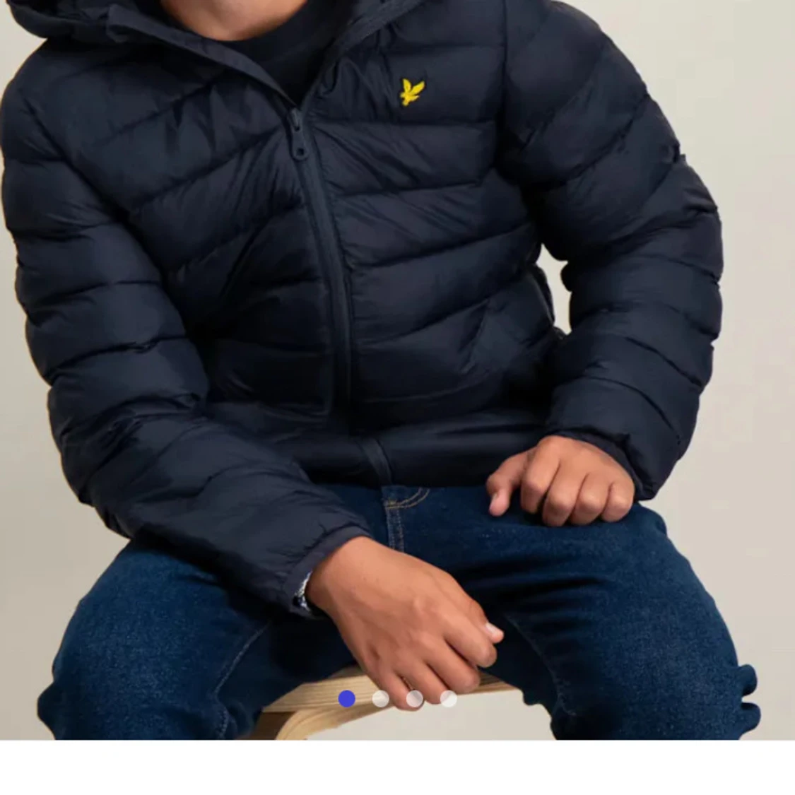 Mörkblå light puffer  från Lyle & Scott - 93