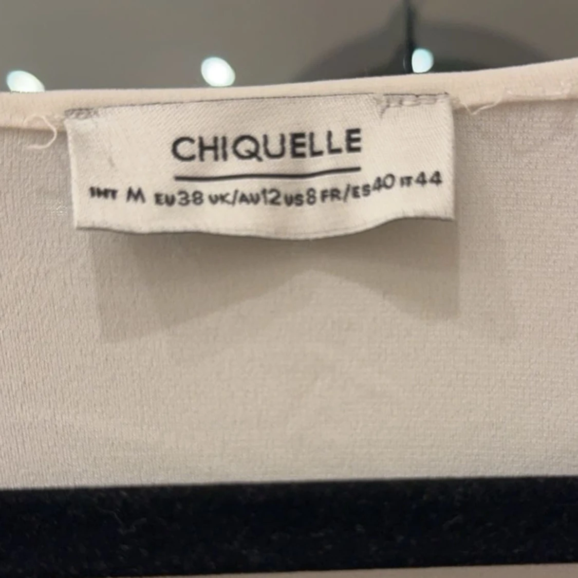 Vit långärmad topp från Chiquelle - 90