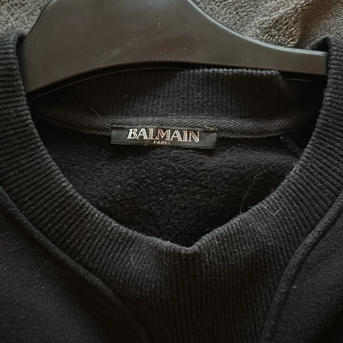 Svart sweatshirt från Balmain - 3