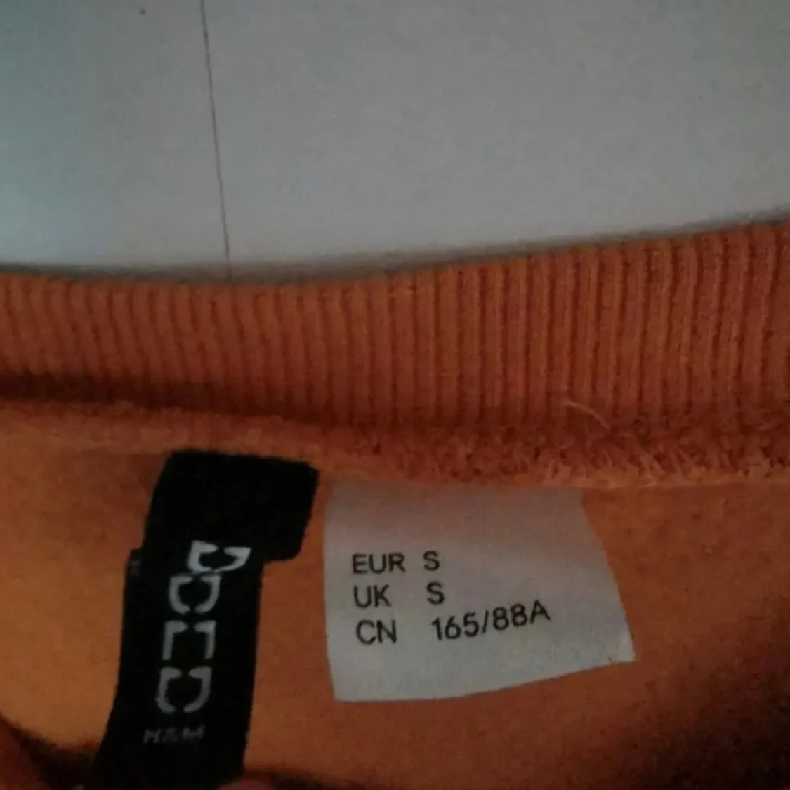 Orange croppad sweatshirt - 4