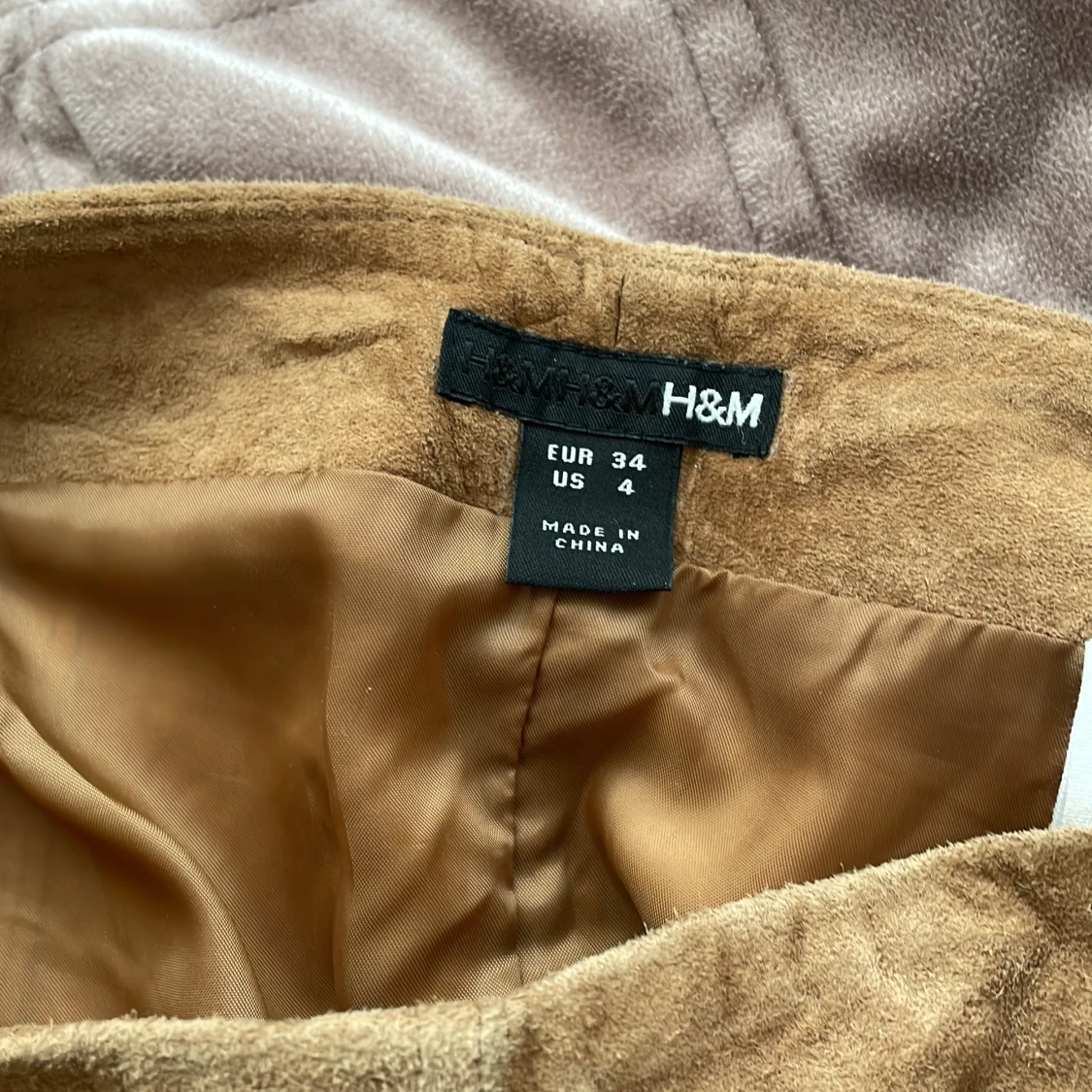 Beige mockakjol från H&M - 1