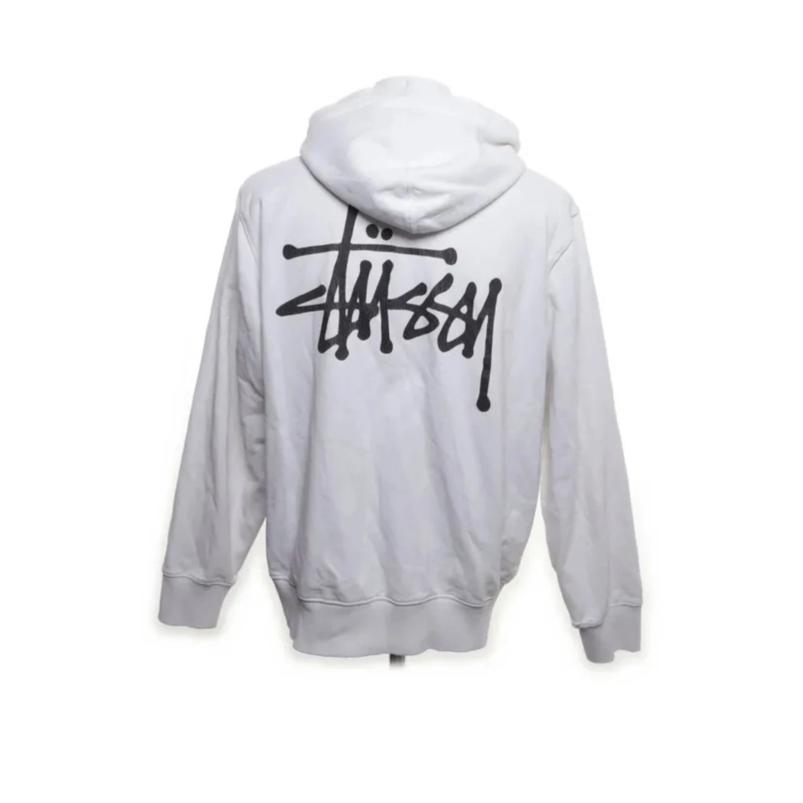 Vit hoodie från Stussy