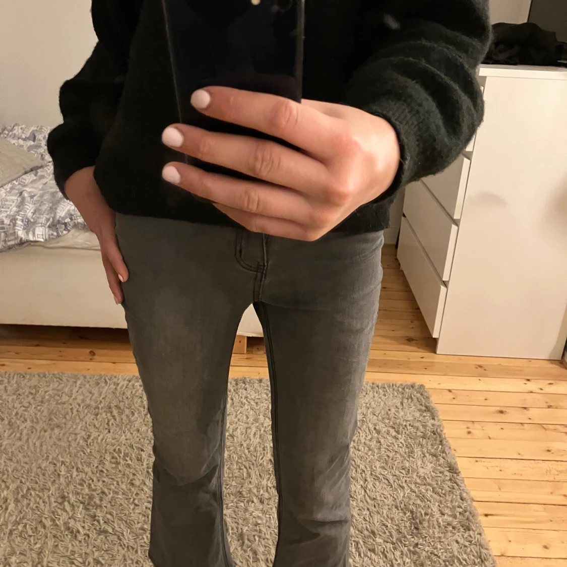 Grå jeansbyxor från Uniq - 90