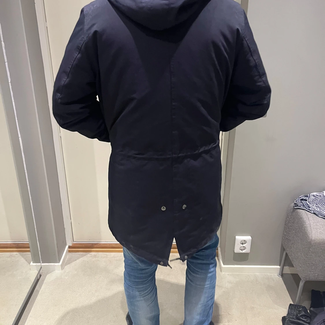 Svart parkajacka - 91