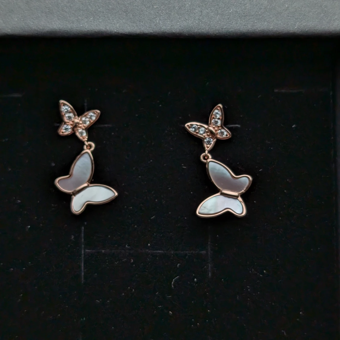 Fjäril örhängen set (QE048)