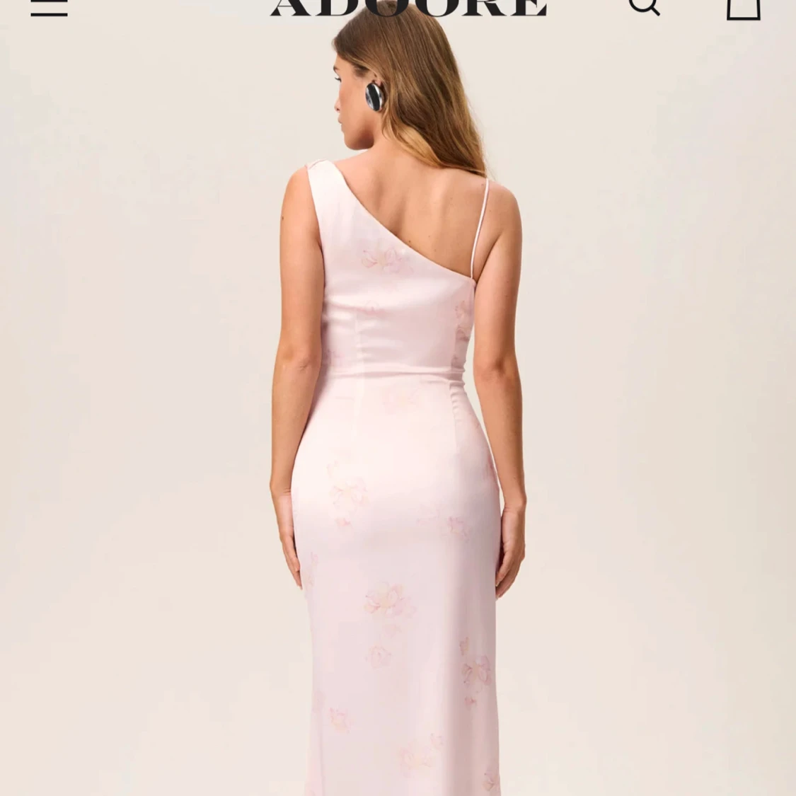 Ljusrosa långklänning från Adoore - 1