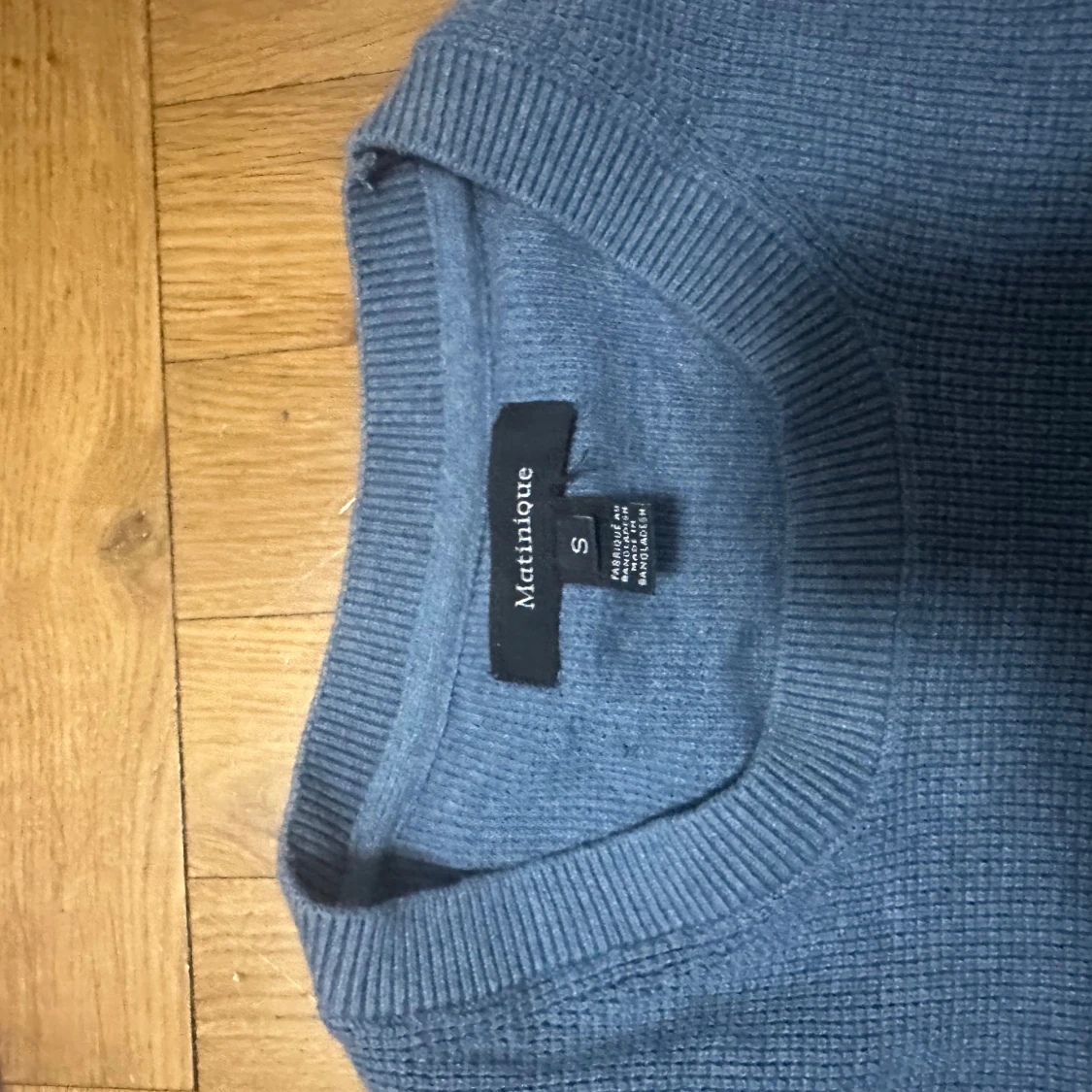 Blå stickad tröja från Matinique - 1