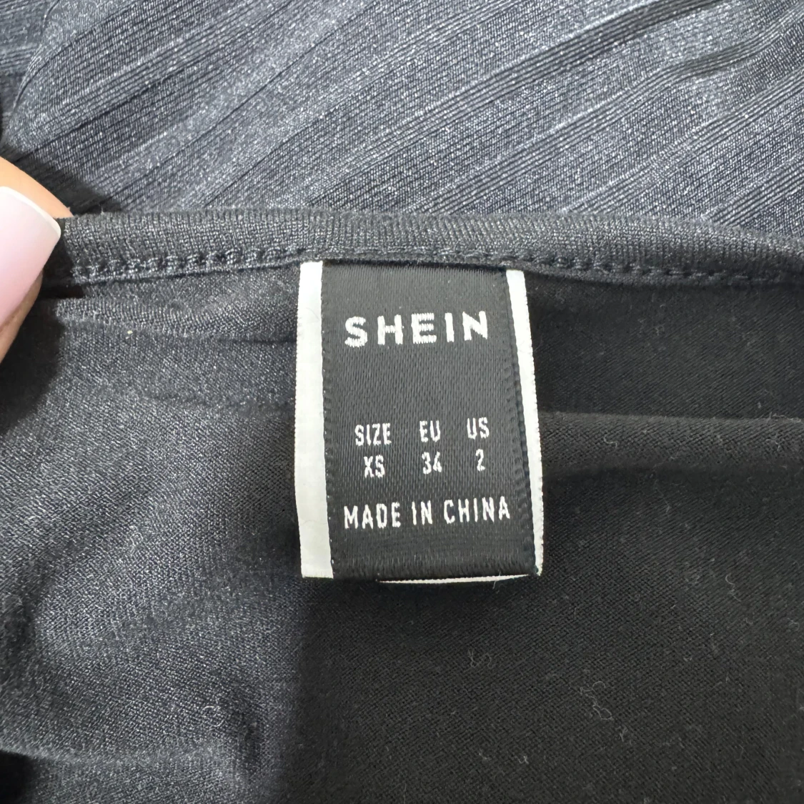 Svart långärmad topp - 4