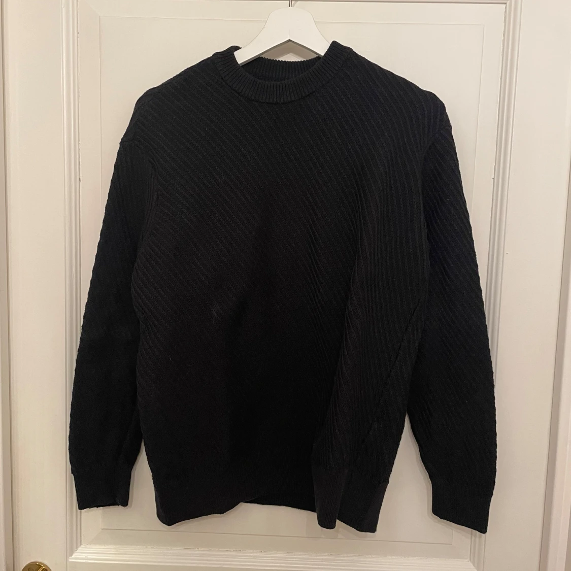 Svart Stickad Zara Tröja