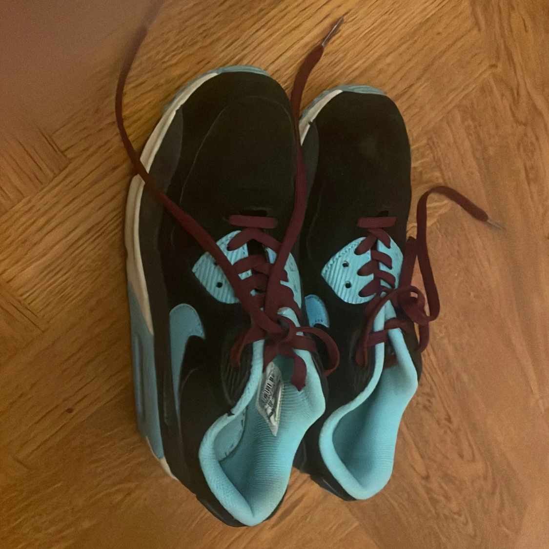 Nike Air Max sneakers i svart och blå - 90