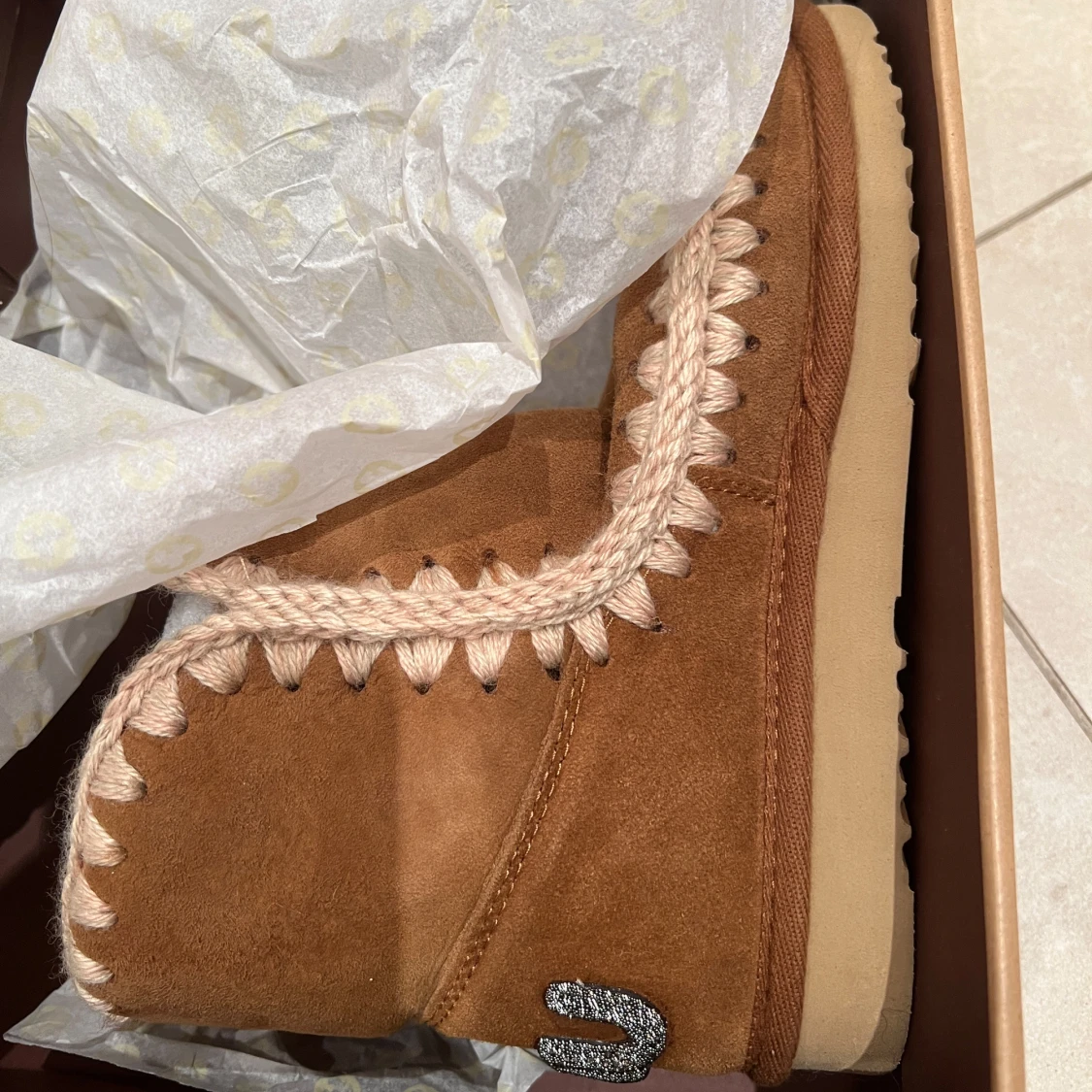 Bruna boots från Mou