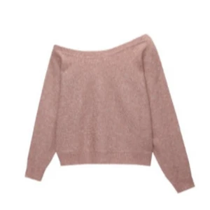 Rosa offshoulder tröja - Säljer en söt rosa offshoulder tröja med långa ärmar. Tröjan är mjuk och bekväm, idealisk för både vardag och speciella tillfällen.