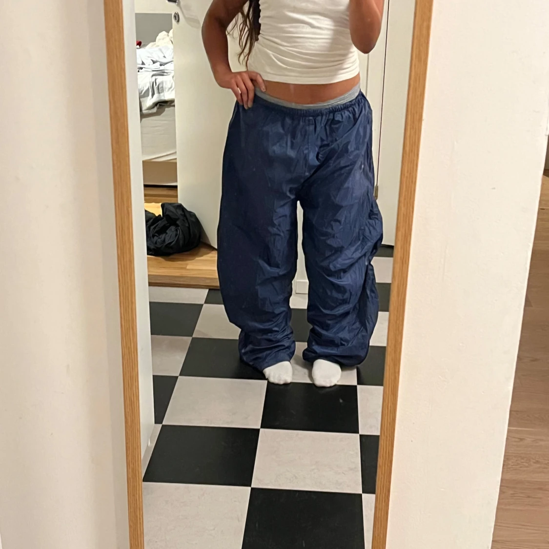 Blå byxor från Stearns