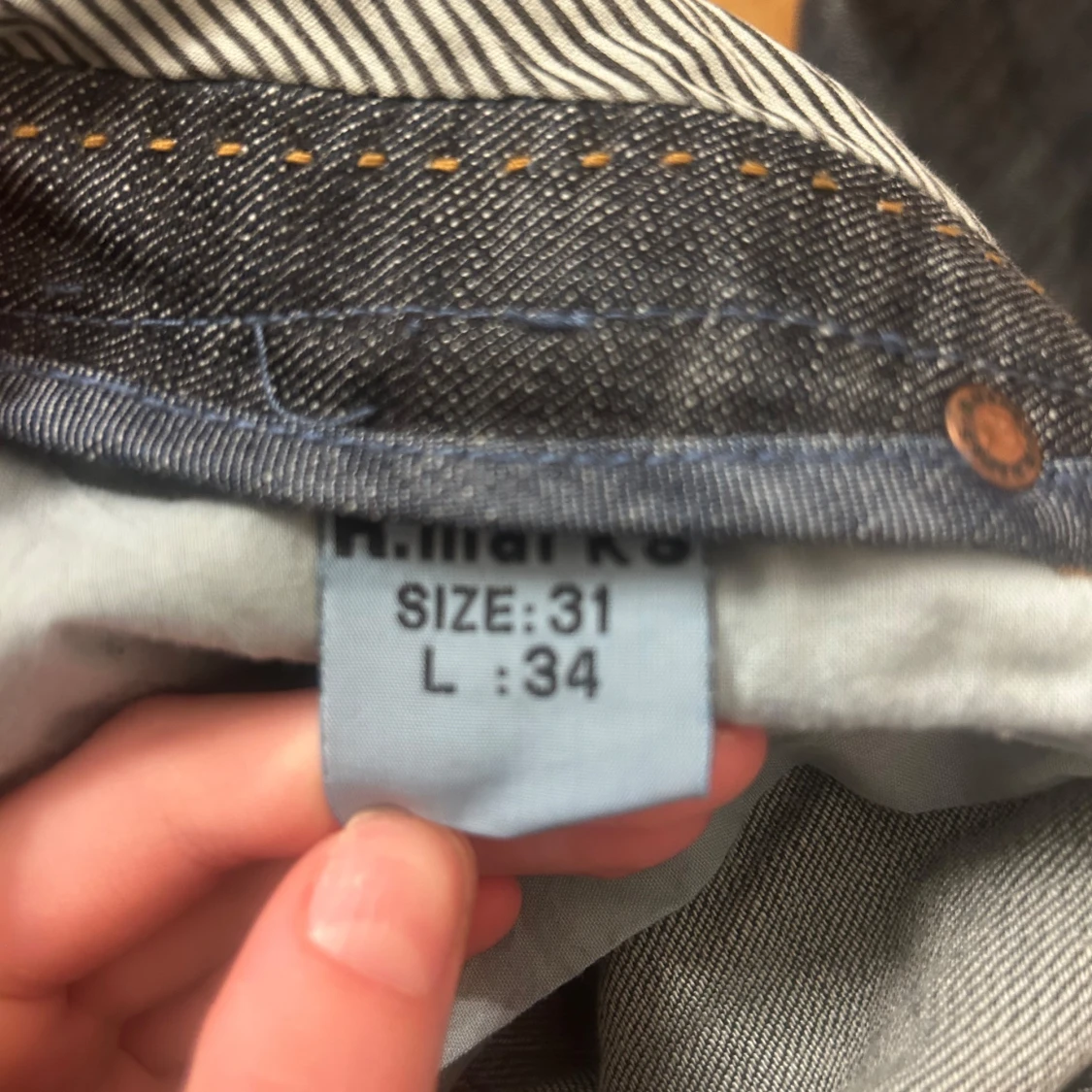 Mörkblå jeans från R. Marks - 92