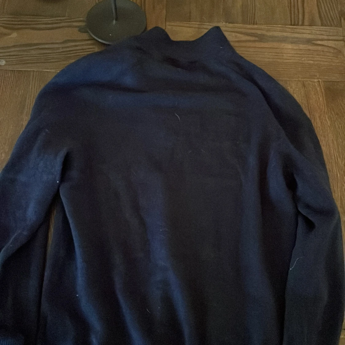 Mörkblå halfzip tröja  från Morris - 90