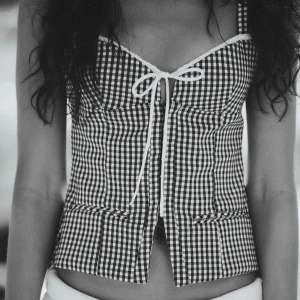 Zara topp - Oanvänd rutig korsett topp från zara!
