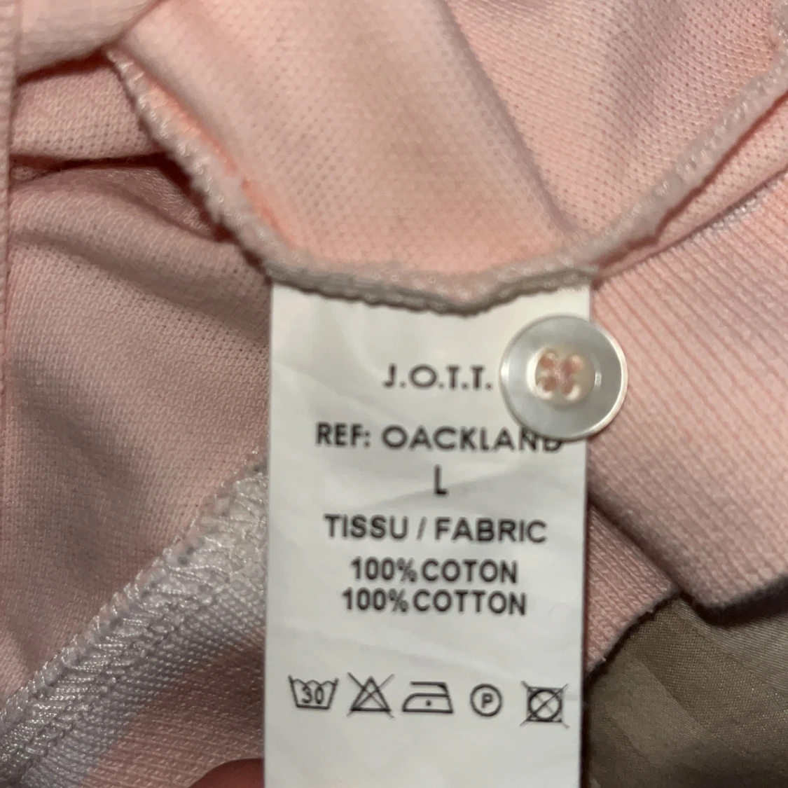 Ljusrosa pikétröja från JOTT - 93