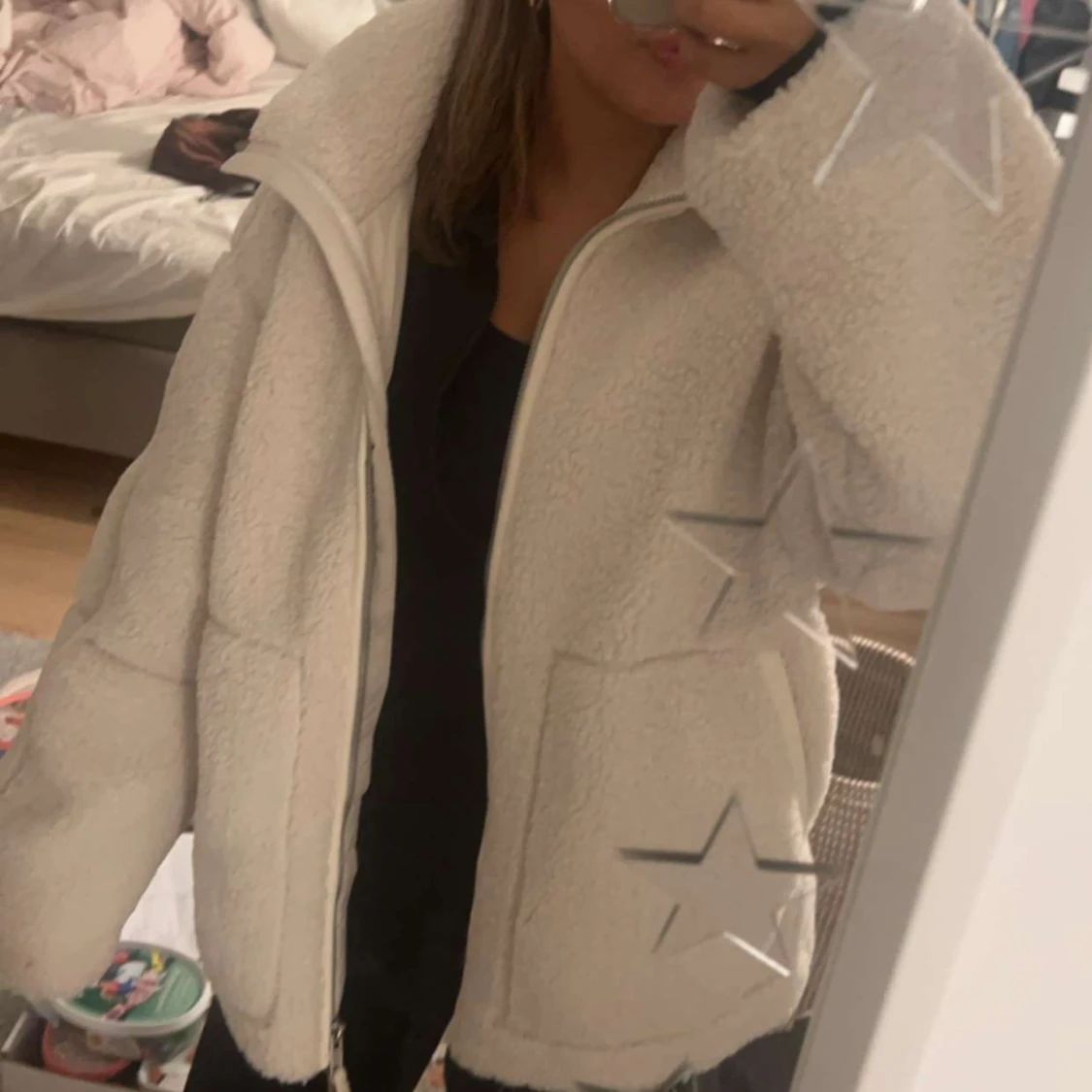 H&M Teddy jacka  - 90