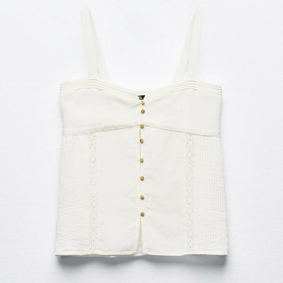 Vit ärmlös topp från Zara - 2