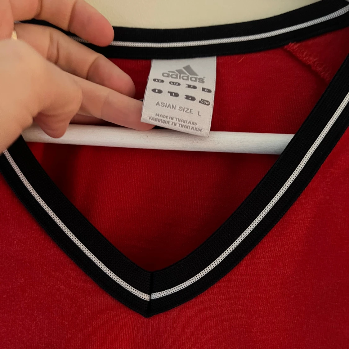 Röd långärmad tröja från Adidas - 1