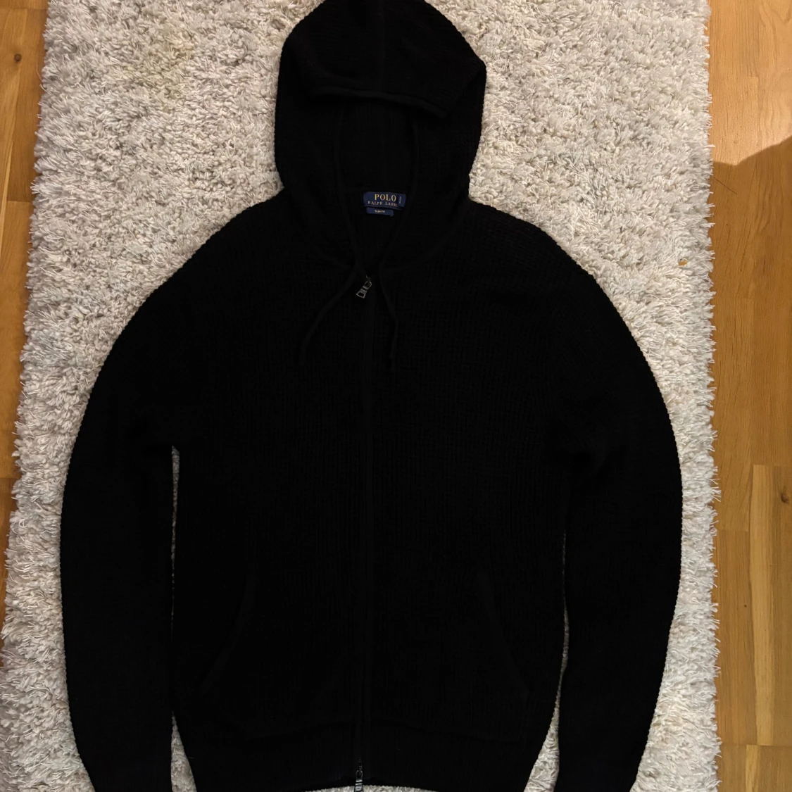 Svart Kashmir hoodie Ralph Lauren