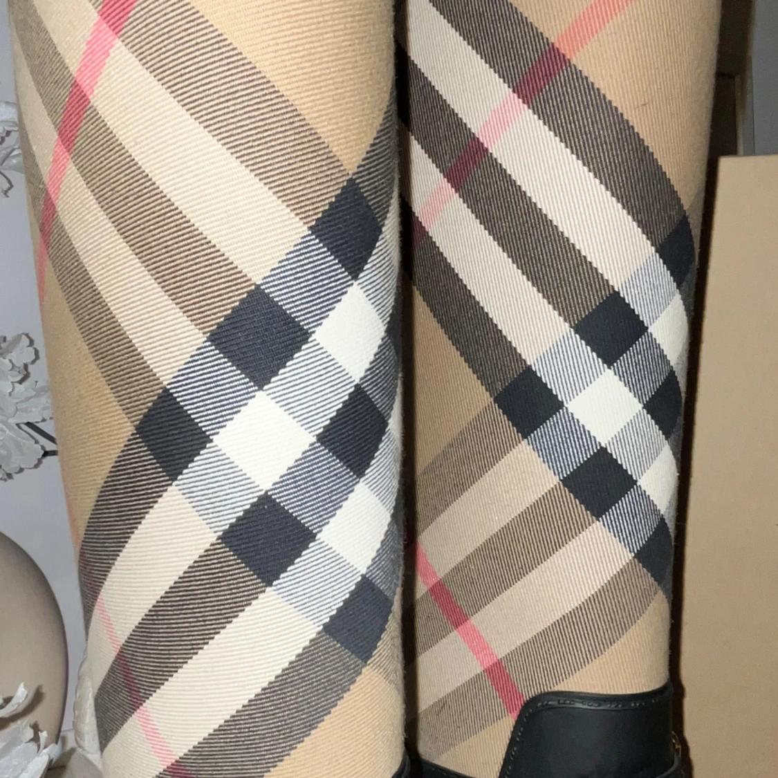 Rutig stövlar från Burberry - 4