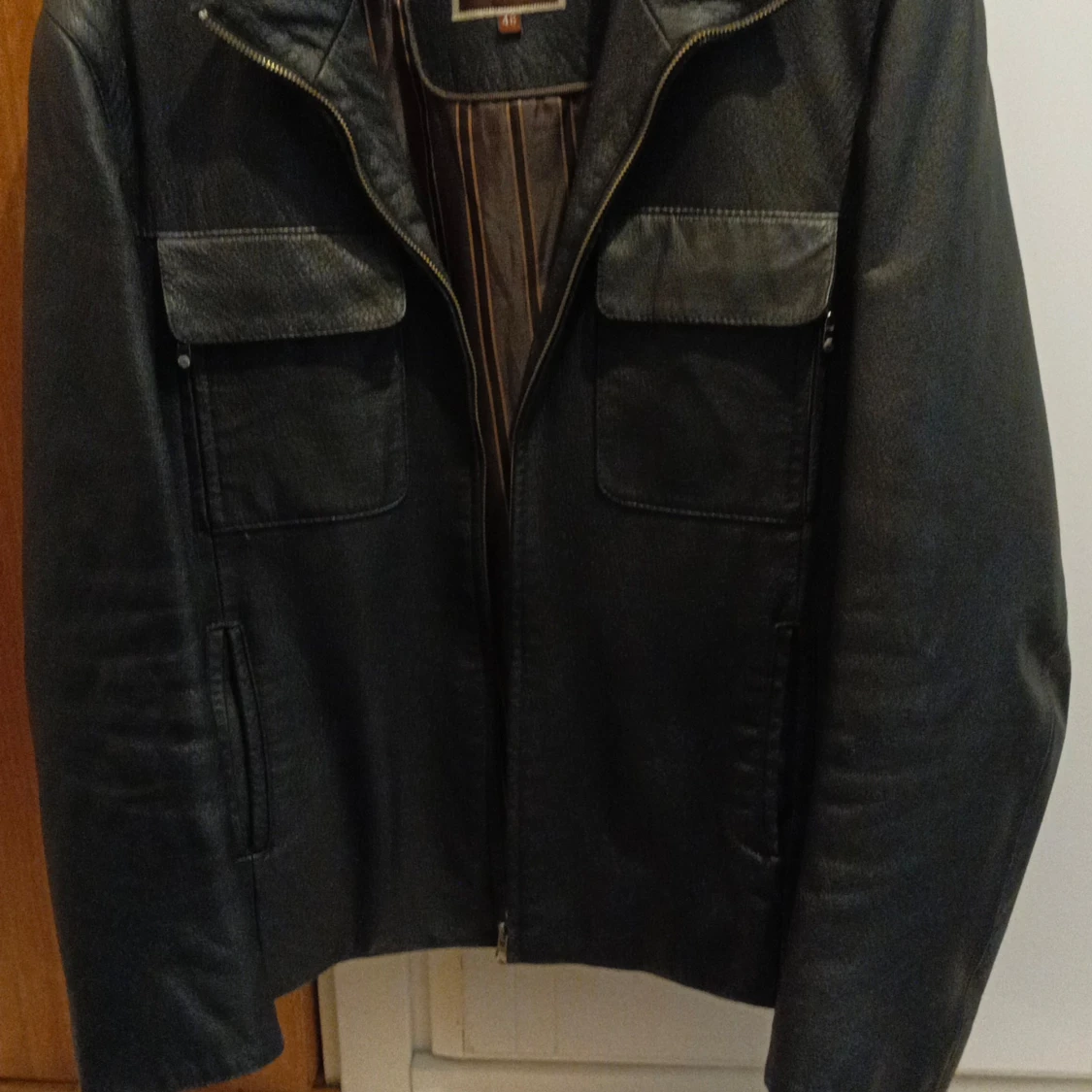 Svart skinnjacka från RZJ International