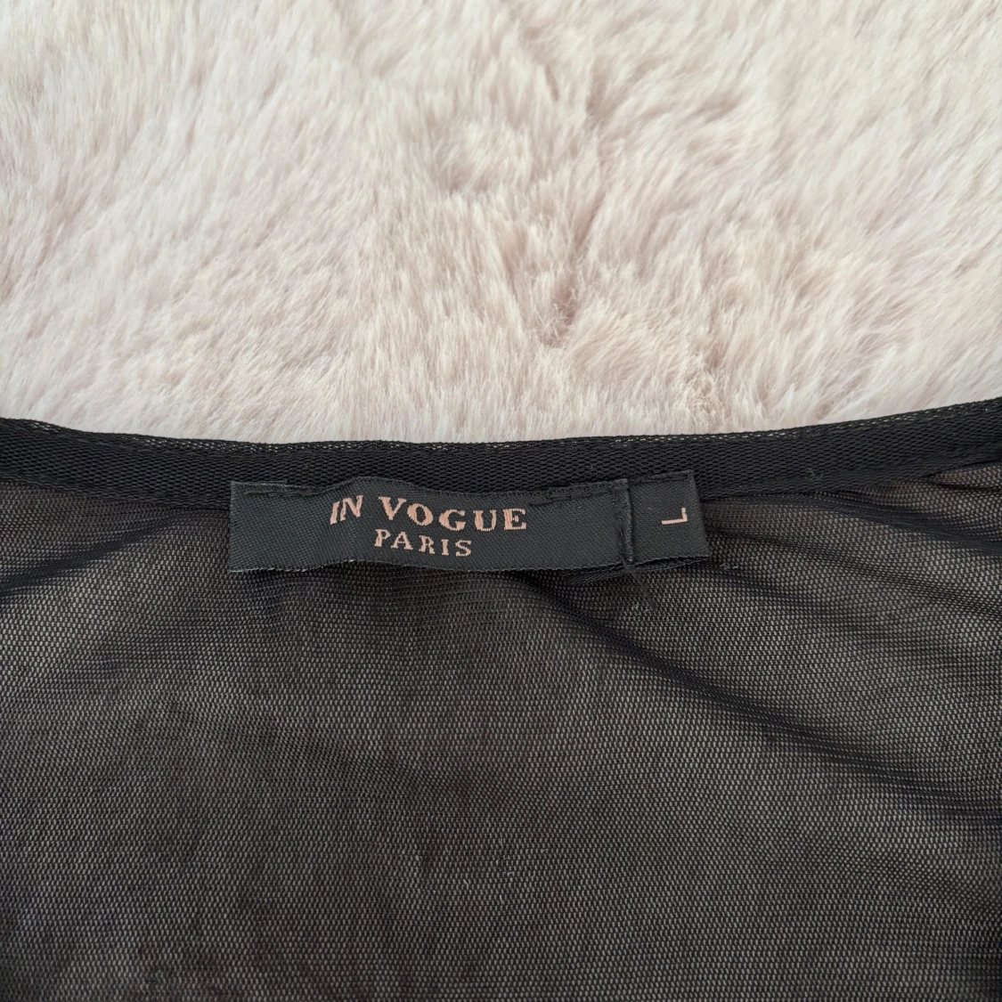 Svart långärmad body från In Vogue Paris - 3