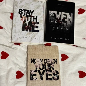 Stay With Me romance books - Romance book series, angsty och sad. Oläst nyskick 