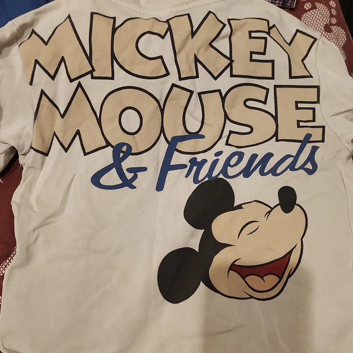 Vit tröja med Disney-tryck - 90