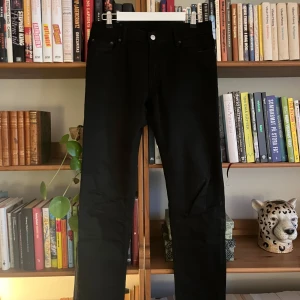 Svarta Acne Studio jeans - Säljer ett par svarta jeans från Acne Studios, Blå Konst-kollektionen | 9/10 skick | storlek 31/34 | slim fit | modellen North stay black | hör av dig vid funderingar!