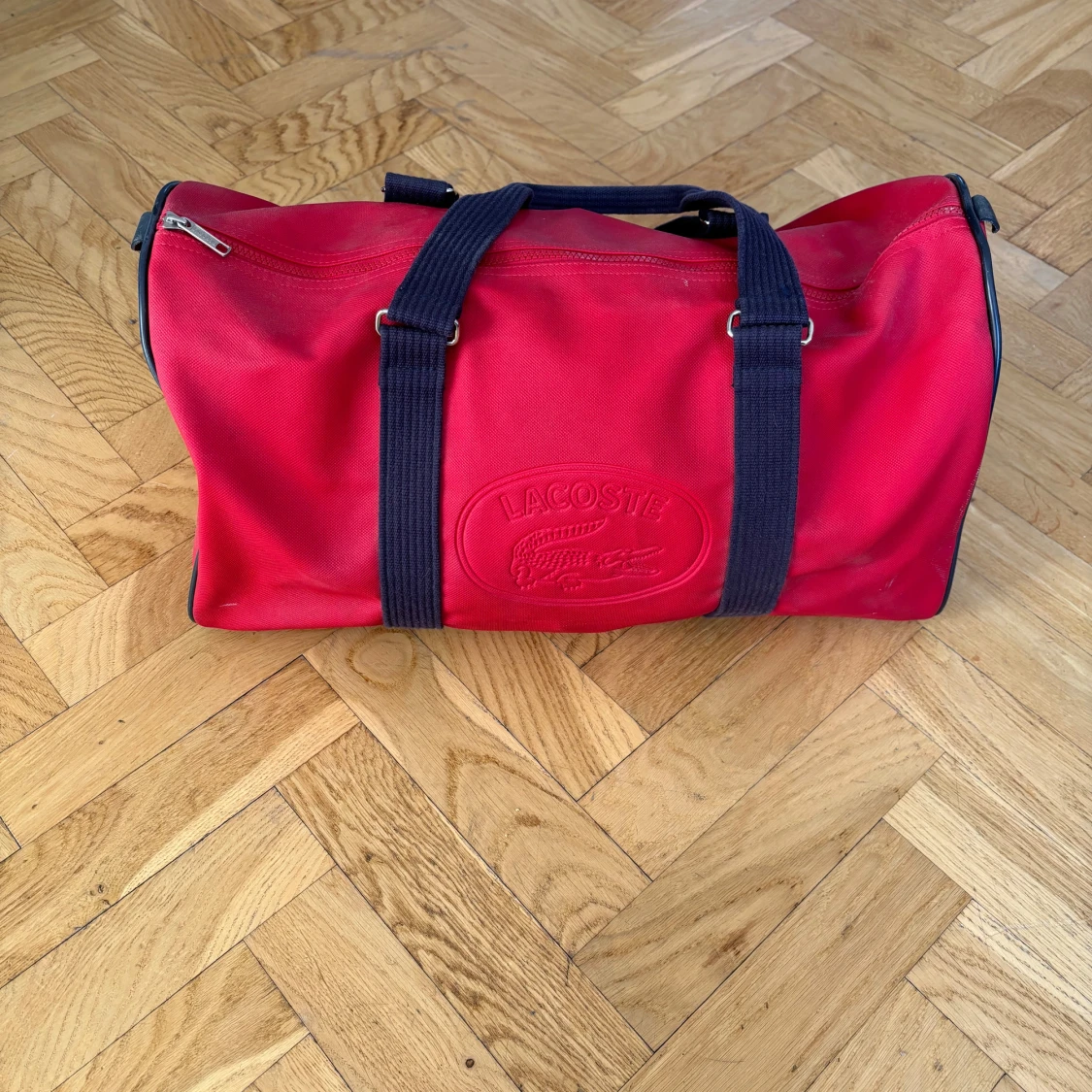 Vintage 80s Lacoste weekendbag