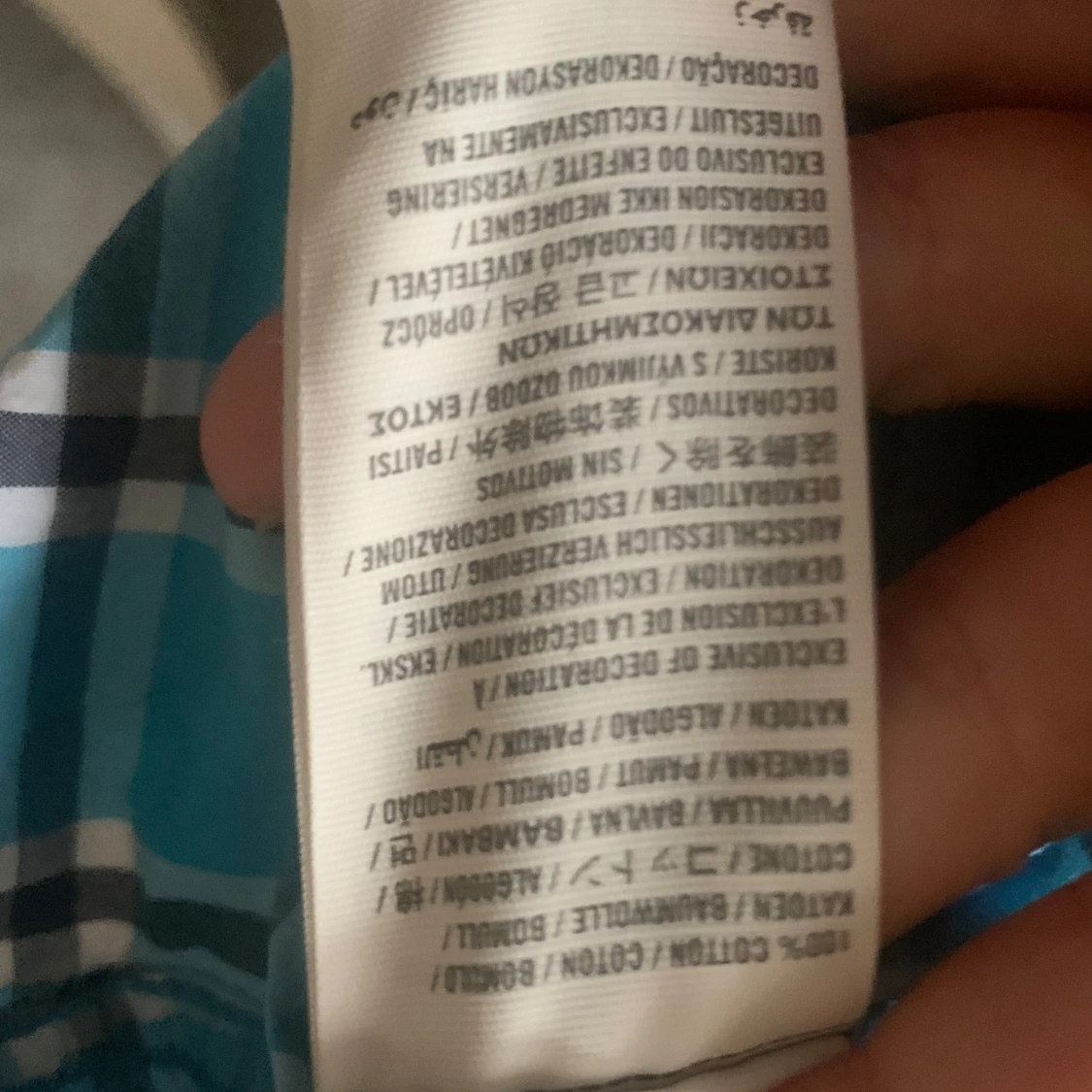 Blå rutig skjorta från Hollister - 4