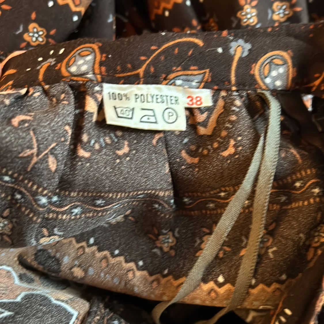 Mönstrad kjol i polyester - 2