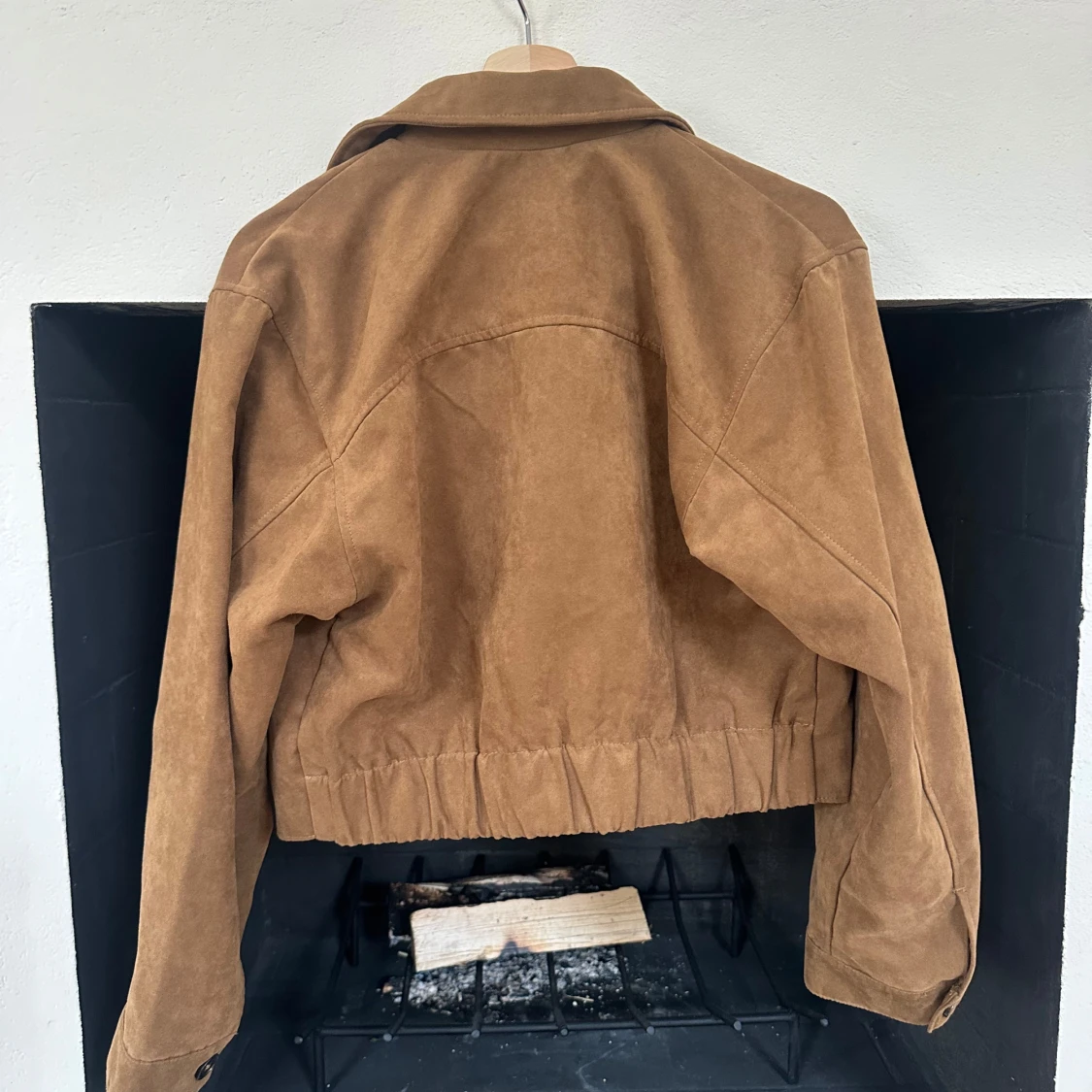 Brun mockajacka med knappar - 2