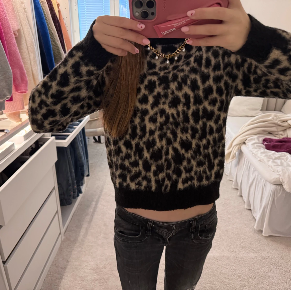 Leopardmönstrad tröja🥰 - 1