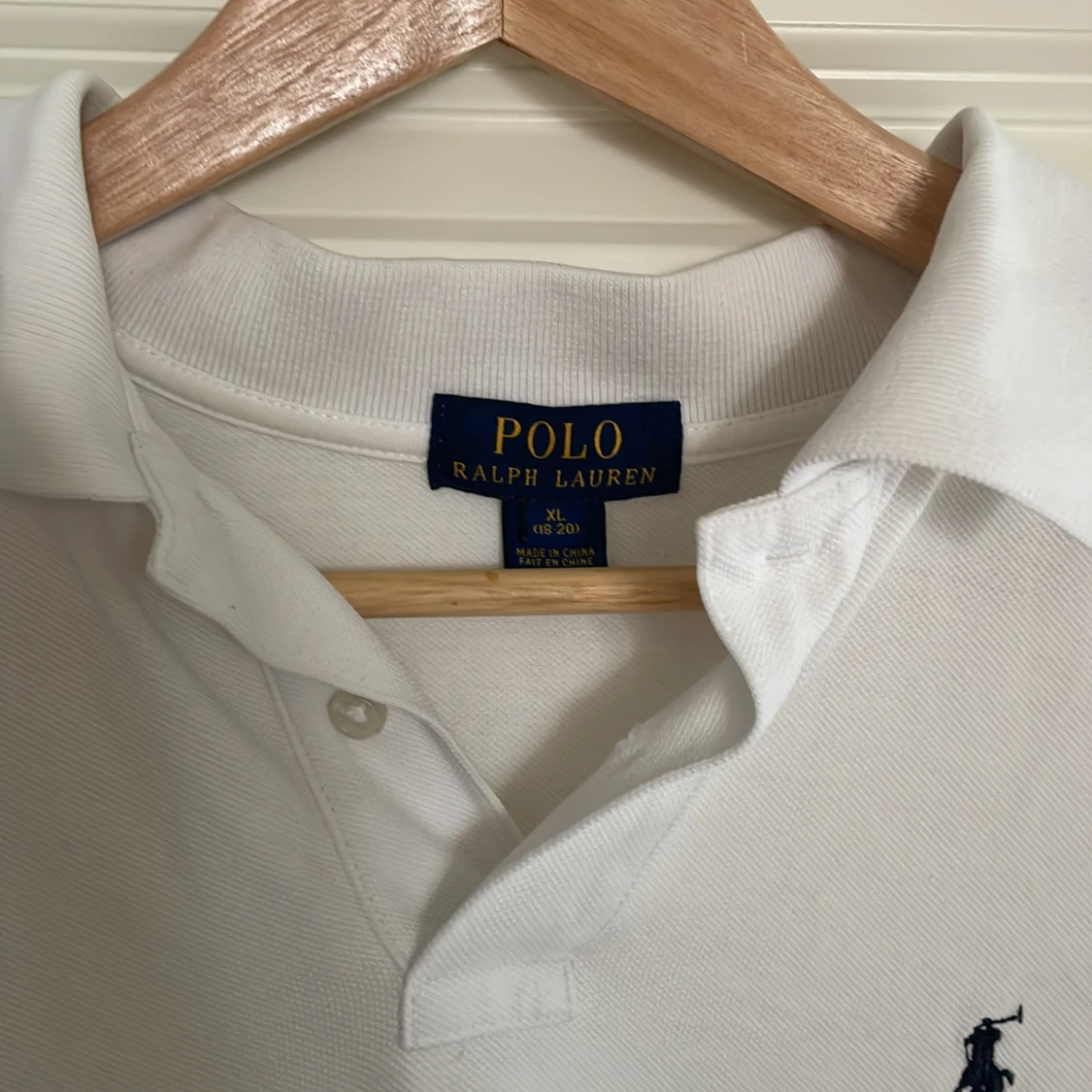  Vit Polo Ralph lauren piké  - 90