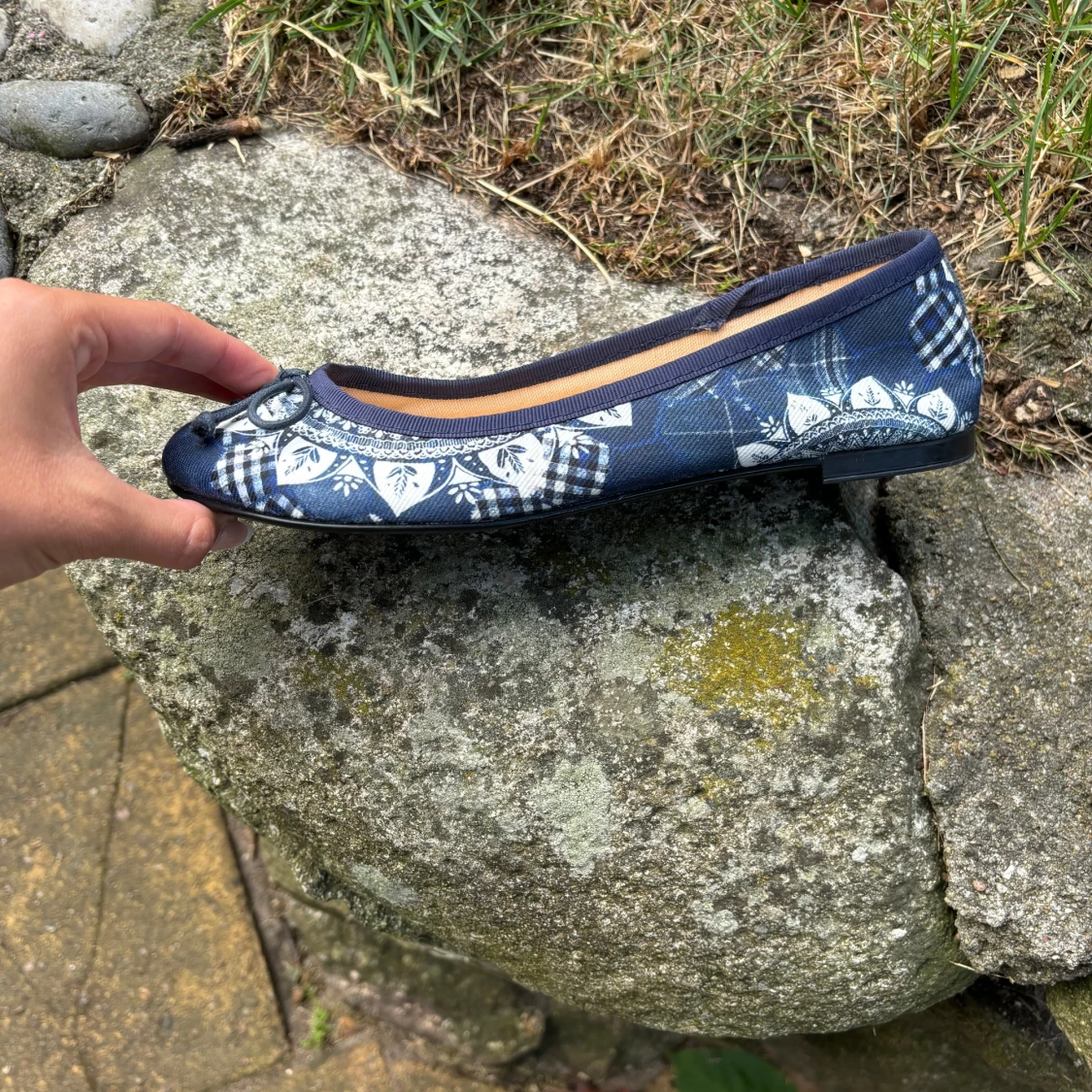 Blå ballerinaskor från Desigual - 90