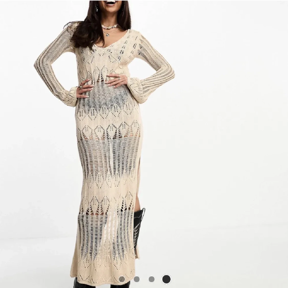 Virkad klänning  - 91