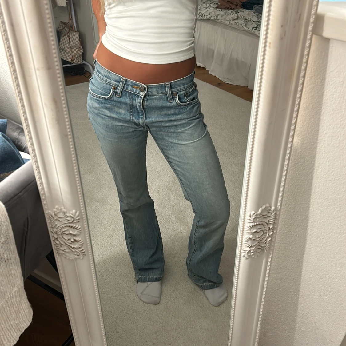 Lågmidjade jeans  - 92