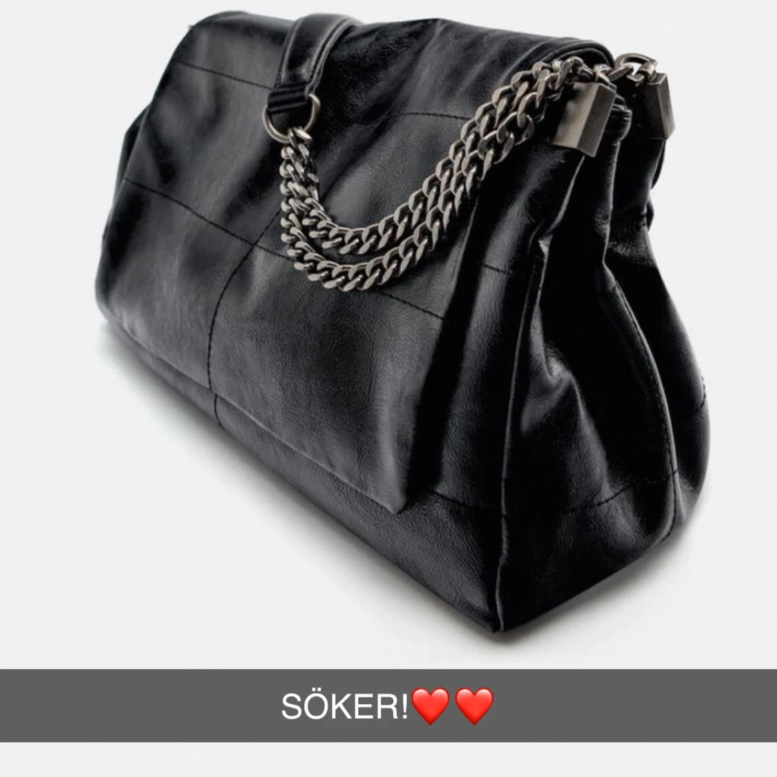 söker denna väska från zara!