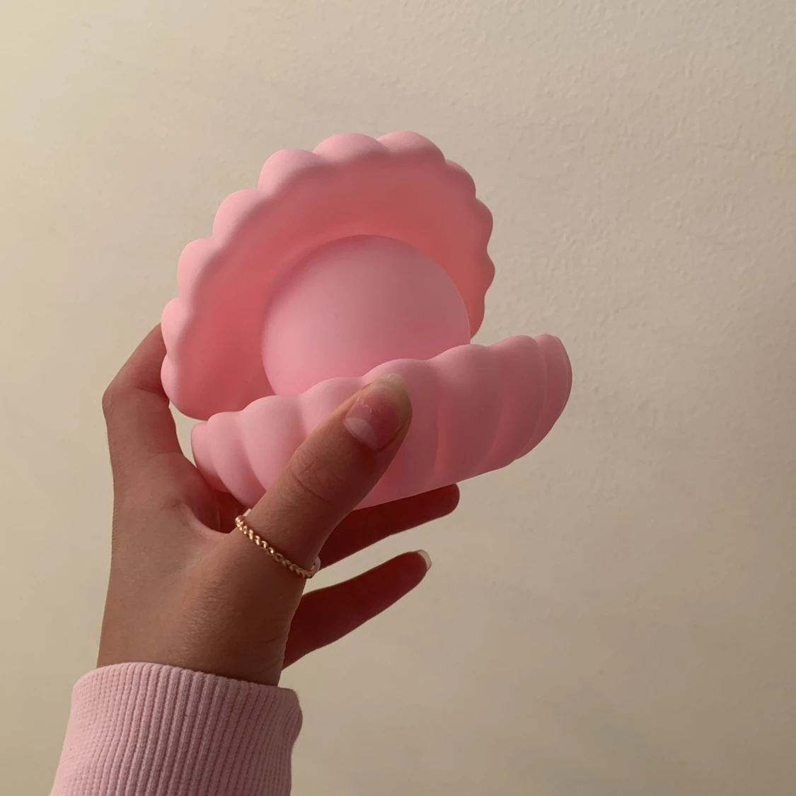 Rosa snäcklampa💕🐚10kr +frakt - 93